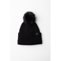 Gehäkelte Fliegenhaube Horze Nele Schwarz