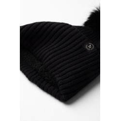 Gehäkelte Fliegenhaube Horze Nele Schwarz