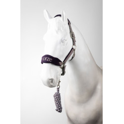 Horze Magic Halfter und Führstrick Violetter Silex Lila