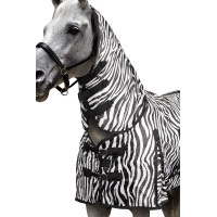 Pony-Fliegendecke mit Halsteil Horze Defender Zebra Motive