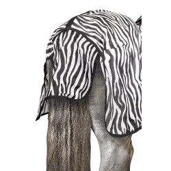 Pony-Fliegendecke mit Halsteil Horze Defender Zebra Motive