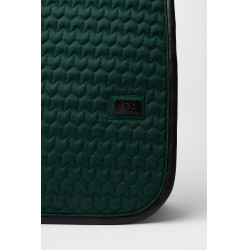 Samt-Satteldecke B Vertigo Velvet Grün Scarabäus Gr&uuml;n