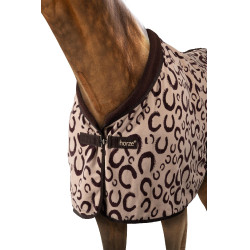 Horze Abschwitzdecke aus Langhaarfleece Humus