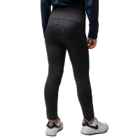 Kinder-Thermo-Leggings mit Vollgrip Horze Gillian Dunkelmarine Blau