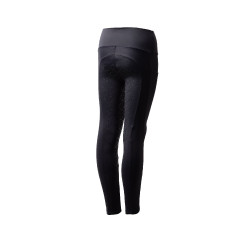Kinder-Thermo-Leggings mit Vollgrip Horze Gillian Dunkelmarine Blau