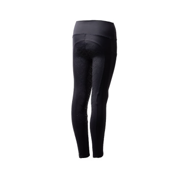 Kinder-Thermo-Leggings mit Vollgrip Horze Gillian Dunkelmarine Blau