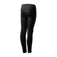 Kinder-Thermo-Leggings mit Vollgrip Horze Gillian Schwarz