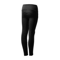Kinder-Thermo-Leggings mit Vollgrip Horze Gillian Schwarz