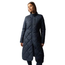 Lange Unterjacke für die Regenjacke Horze Hazel Meerestitan Marineblau