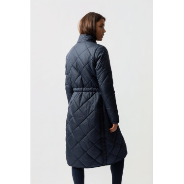 Lange Unterjacke für die Regenjacke Horze Hazel Meerestitan Marineblau