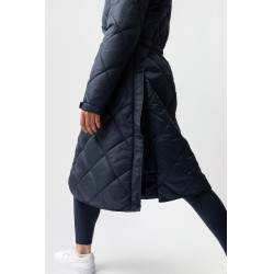 Lange Unterjacke für die Regenjacke Horze Hazel Meerestitan Marineblau