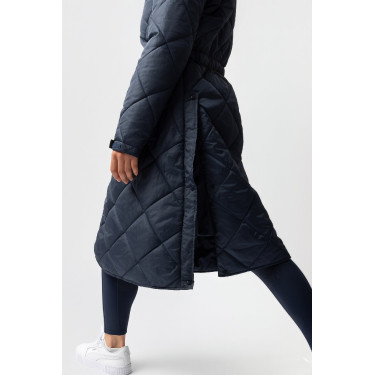 Lange Unterjacke für die Regenjacke Horze Hazel Meerestitan Marineblau