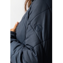 Lange Unterjacke für die Regenjacke Horze Hazel Meerestitan Marineblau