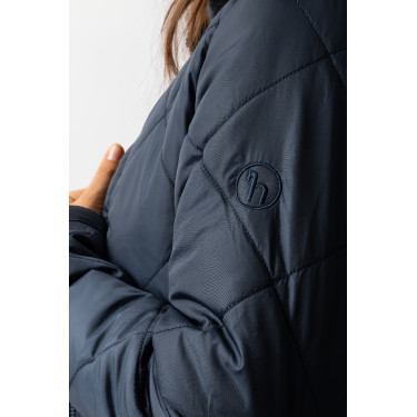 Lange Unterjacke für die Regenjacke Horze Hazel Meerestitan Marineblau