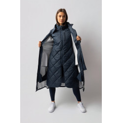 Lange Unterjacke für die Regenjacke Horze Hazel Meerestitan Marineblau