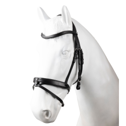 Anatomisches Zaumzeug Horze Farrara Schwarz