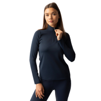 Trainings-T-Shirt mit langen Ärmeln für Damen Horze Lilian Heidelbeere Grau