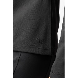 Trainings-T-Shirt mit langen Ärmeln für Damen Horze Lilian Schwarz