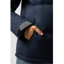 Daunenjacke Horze Dina Heidelbeere Grau