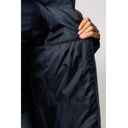 Daunenjacke Horze Dina Heidelbeere Grau