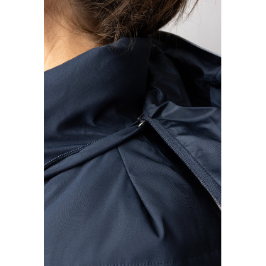 Daunenjacke Horze Dina Heidelbeere Grau