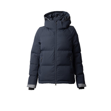 Daunenjacke Horze Dina Heidelbeere Grau