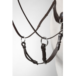 Brustblattmartingal mit Vorderzeug Horze Hampstead Braun