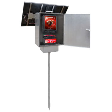 Lacmé SMax Solar Weidezaungerät mit Diebstahlschutz