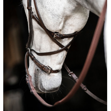 Micklem gebisslose Trense von Horseware Braun