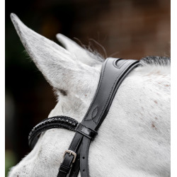 Trense Horseware Diamante Flash Schwarz / schwarz Trense Horseware Diamante Flash Schwarz / schwarz