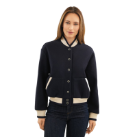 Damen-Bomberjacke Harcour Beryl Marine Marineblau
