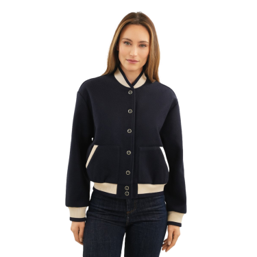 Damen-Bomberjacke Harcour Beryl Marine Marineblau