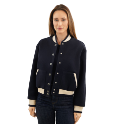 Damen-Bomberjacke Harcour Beryl Marine Marineblau