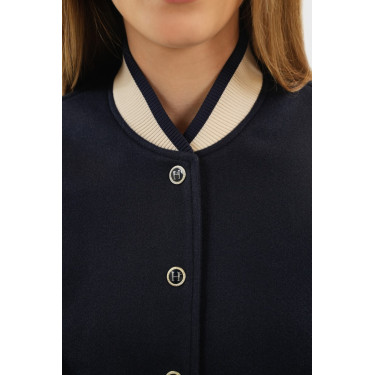 Damen-Bomberjacke Harcour Beryl Marine Marineblau