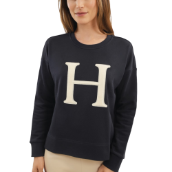 Damen-Sweatshirt Harcour Batista Marine Marineblau Damen-Sweatshirt Harcour Batista Marine Marineblau