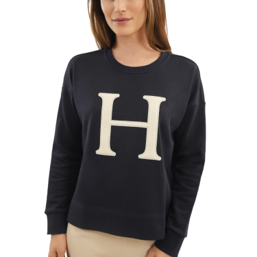Damen-Sweatshirt Harcour Batista Marine Marineblau Damen-Sweatshirt Harcour Batista Marine Marineblau