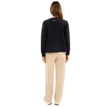 Damen-Sweatshirt Harcour Batista Marine Marineblau Damen-Sweatshirt Harcour Batista Marine Marineblau