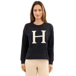 Damen-Sweatshirt Harcour Batista Marine Marineblau Damen-Sweatshirt Harcour Batista Marine Marineblau