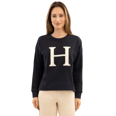 Damen-Sweatshirt Harcour Batista Marine Marineblau Damen-Sweatshirt Harcour Batista Marine Marineblau