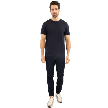 T-Shirt Harcour Titouan Herren Marine Marineblau T-Shirt Harcour Titouan Herren Marine Marineblau