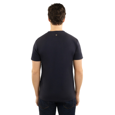 T-Shirt Harcour Titouan Herren Marine Marineblau T-Shirt Harcour Titouan Herren Marine Marineblau
