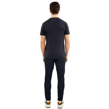 T-Shirt Harcour Titouan Herren Marine Marineblau T-Shirt Harcour Titouan Herren Marine Marineblau
