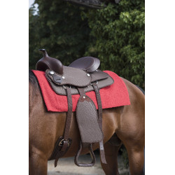 Westride Navajo Teppich Baumwolle/Acryl einfarbig Rot