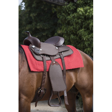 Westride Navajo Teppich Baumwolle/Acryl einfarbig Rot