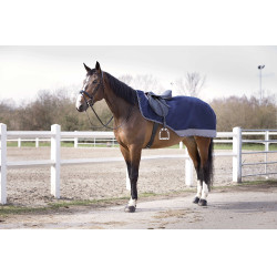 Nierendecke Equithème Tyrex 600 D Marine / Grau Blau