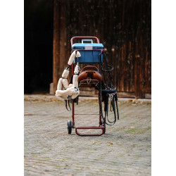Abnehmbarer Sattelbockwagen Hippotonic Bordeaux
