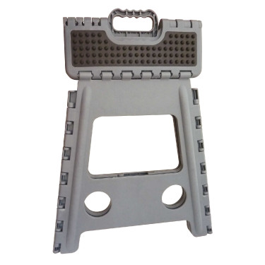 Faltbarer Tritthocker Hippo-Tonic Grip Grau