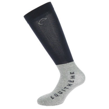 Reitsocken Equithème Compet 2 Paar Marine / Hellgrau Blau Reitsocken Equithème Compet 2 Paar Marine / Hellgrau Blau