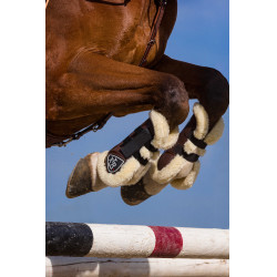 Norton XTR Gamaschen Kunstlammfell Braun