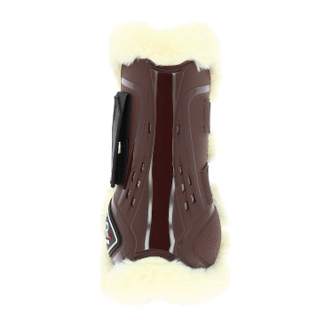 Norton XTR Gamaschen Kunstlammfell Braun